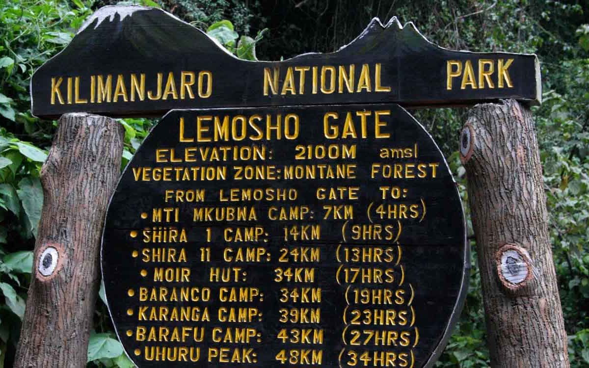 Lemosho gate Lemosho gate